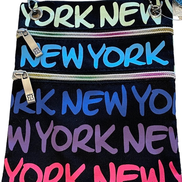NWT Robin Ruth 100% Multi-color Mini Crossbody “New York “ - Picture 4 of 11